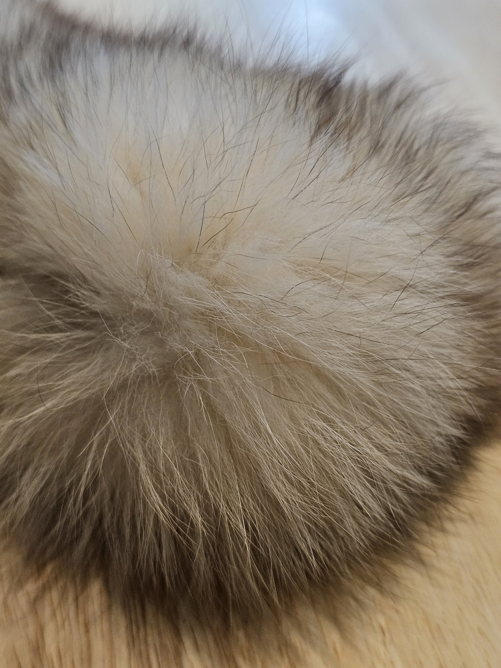 Vintage White Fox Fur Piece